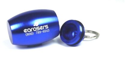 Earasers Waterproof Keychain Carry Case